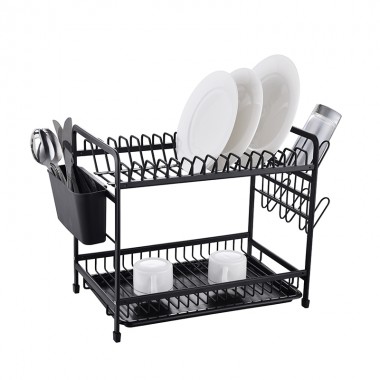 ZH-W2005 Double Layer Kitchen Dish Plate Rack