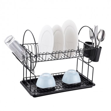 ZH-W2002 Double Layer Kitchen Dish Plate Rack